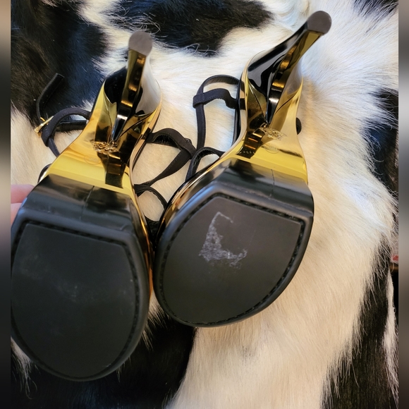 VERSACE Triple Platform MEDUSA SANDALS w/ Bag - Picture 10 of 13